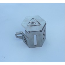 BRZDOVÁ KRYTKA NÁDRŽKY ZADNÍ - NEREZOVÁ - JAWA 350 CL PÉRÁK + BOBBER 42